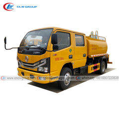 Dongfeng double cab 3000 liter water sprinkler truck