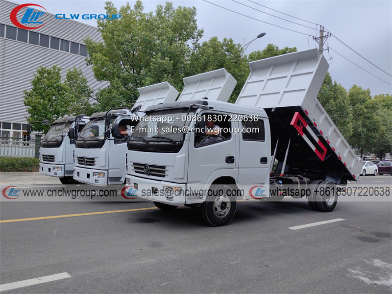 CLW 4~6 ton double cab dump truck