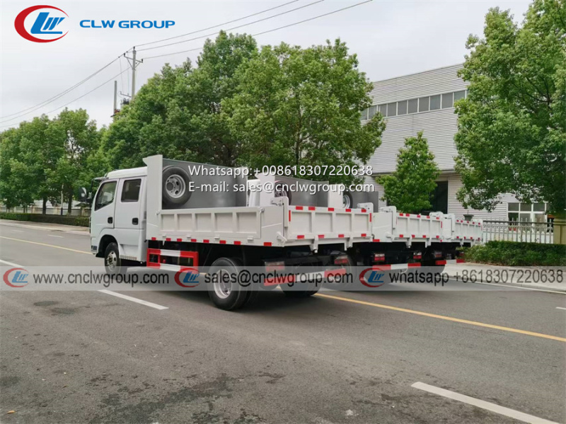 CLW 4~6 ton double cab dump truck