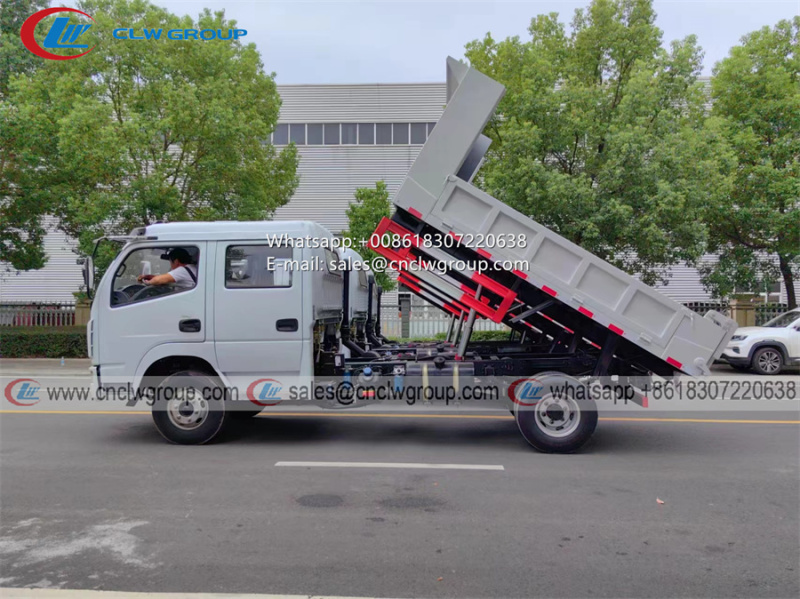 CLW 4~6 ton double cab dump truck