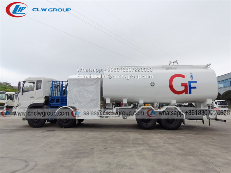 Dongfeng 8x4 30000 liter Aircraft Refueler Aviation Kerosene Fuel Refueler Tank Truck