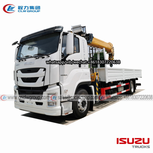 ISUZU GIGA FTR 4x2 10 ton crane truck