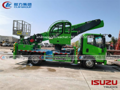 ISUZU KV100 28m aerial platform basket manlift truck
