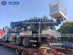 Biggest ISUZU GIGA 6x4 56m aerial platform lifting basket truck