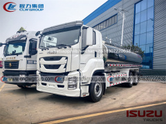 ISUZU 6x4 20000 liter stainless steel drinking water tank truck