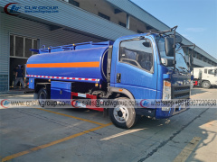 HOWO 116hp 10m3 fuel tanker trucks for sale