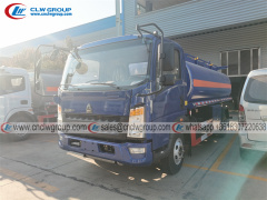 HOWO 10000 liter fuel tank refueling truck
