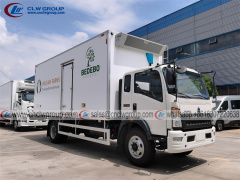 HOWO 4x2 6.8m 10 ton freezer box truck