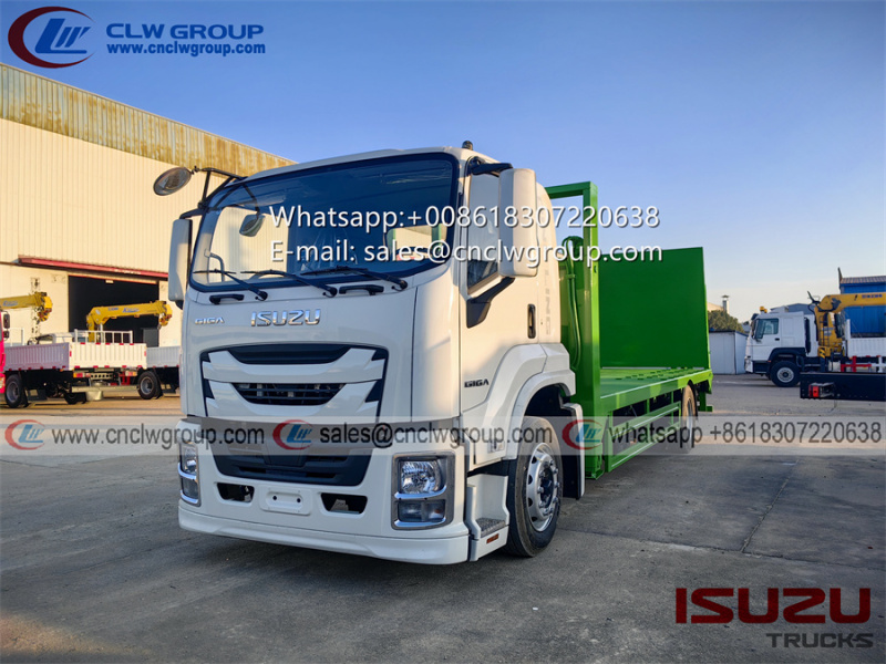 ISUZU GIGA 12 Ton Self Loading Flatbed Truck with 8 tno Winch