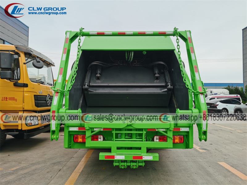 FOTON ETX 14m3 Garbage Compactor Truck with Swing Arm for 5cbm Garbage Box