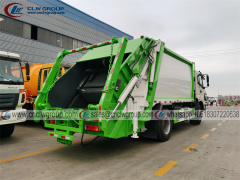 FOTON ETX 14m3 Garbage Compactor Truck with Swing Arm for 5cbm Garbage Box