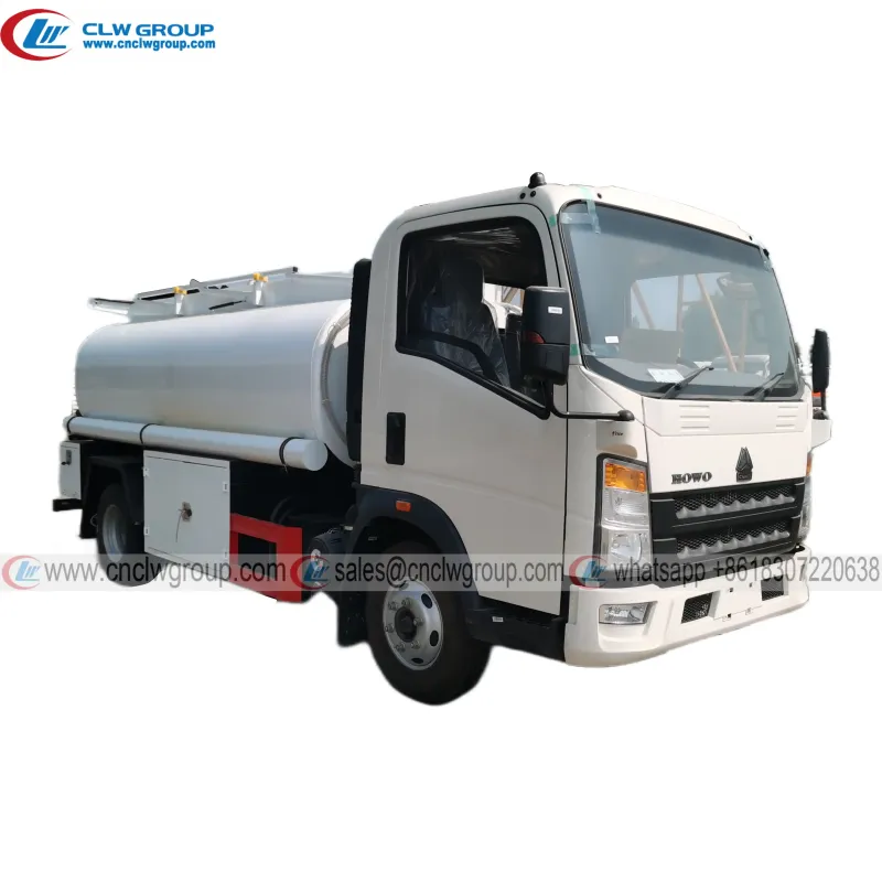 HOWO RHD 6m3 fuel dispenser truck