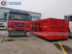 SINOTRUK HOWO RHD 6x4 25 ton hooklift truck with 25cbm box