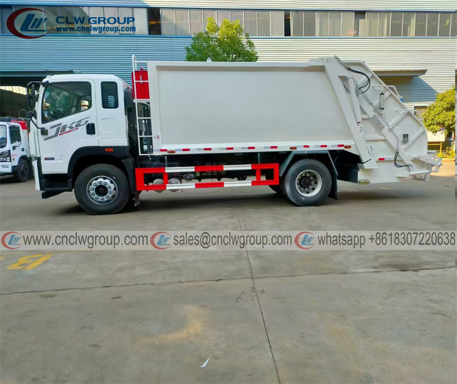 Faw jk6 15m3 home garbage compactor trucks