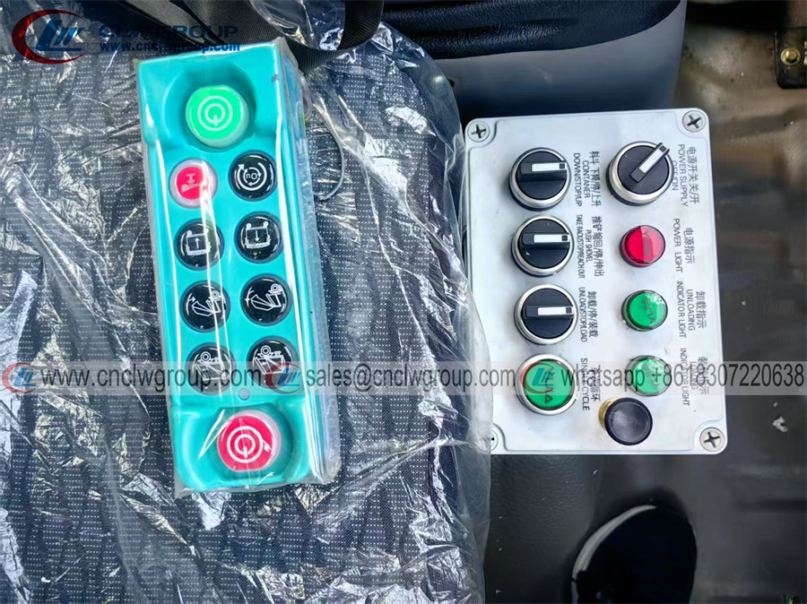 control system for Faw jk6 15m3 home garbage compactor truck