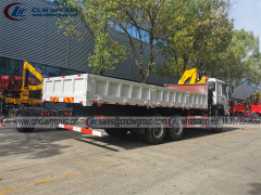 Sinotruk HOWO RHD 6*4 truck mounted 5 ton knukcle crane