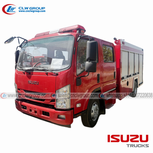 ISUZU 700P 4000 liter water tank fire truck