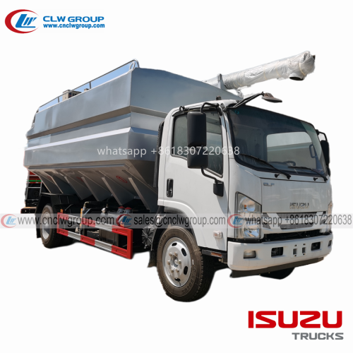 ISUZU 12m3 auger feed trucks