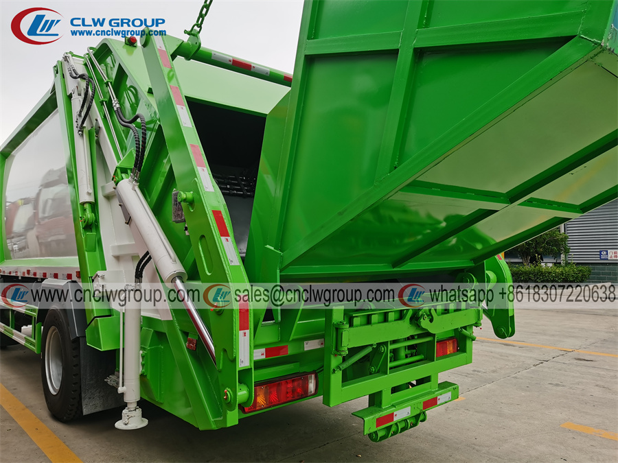 FOTON ETX 15m3 Garbage Compactor Truck with Swing Arm Skip bin
