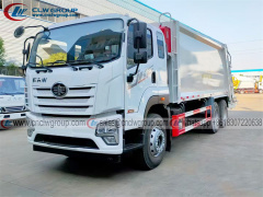 FAW JK6 15m3 home Garbage Compactor Truck