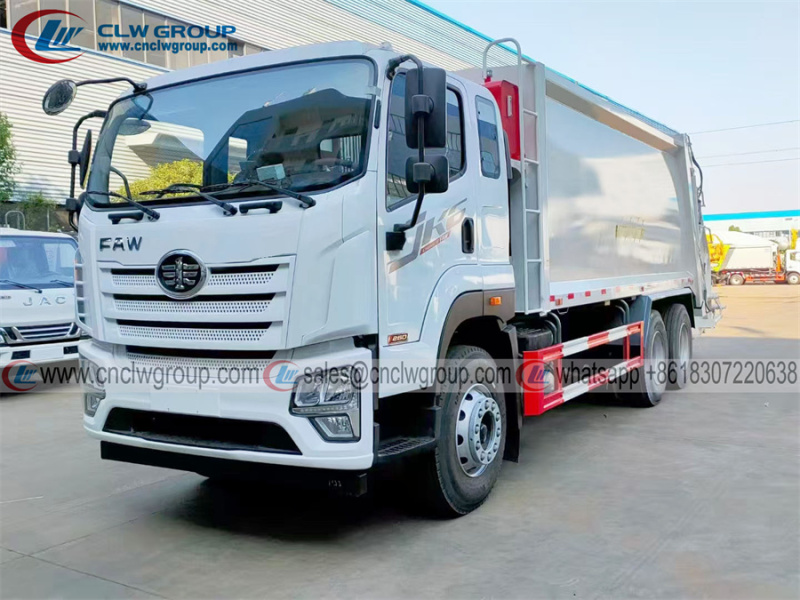 FAW JK6 15m3 home Garbage Compactor Truck