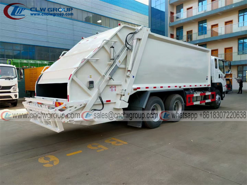 FAW JK6 15m3 home Garbage Compactor Truck