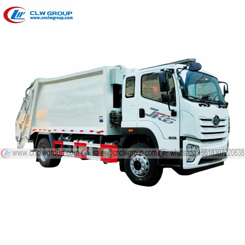 FAW JK6 15m3 home Garbage Compactor Truck