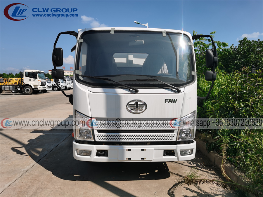 Faw 4x2 3 4 ton urban transport rubbish tipper trucks