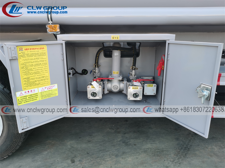 HOWO 8000 liters diesel transfer tank refuel tanker truck
