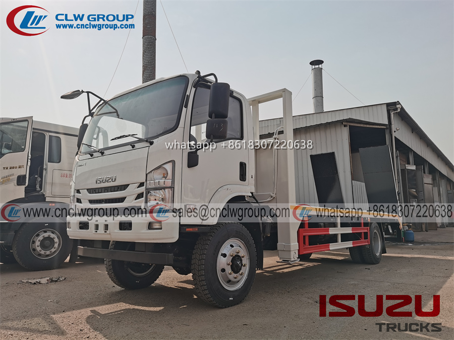 ISUZU 4x4 off road 8 ton self loading flatbed truck with 6 ton winch