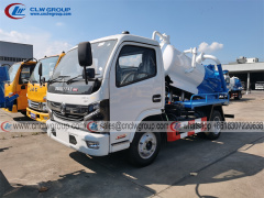Dongfeng RHD 3000 liters vacuum septic pump sewer suction sewage tanker trucks