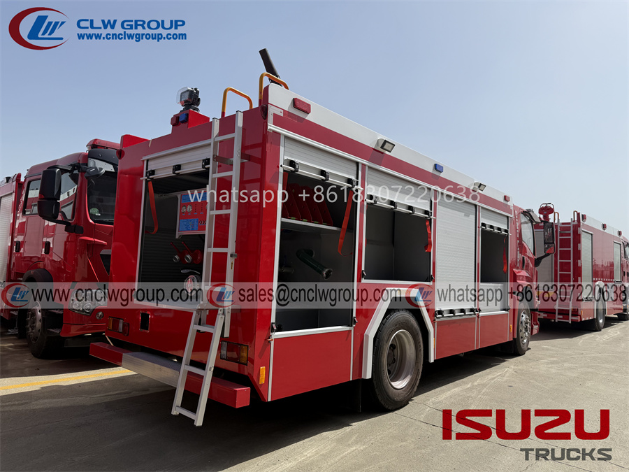 ISUZU GIGA 6000 liters foam fire truck