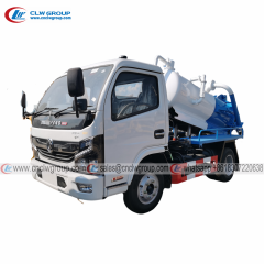 Dongfeng RHD 3000 liters vacuum septic pump sewer suction sewage tanker trucks