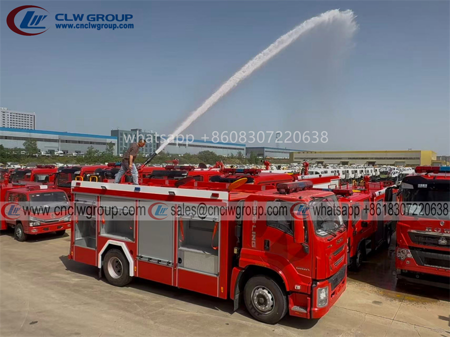 ISUZU GIGA 6000 liters foam fire truck