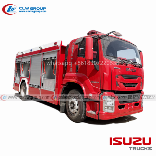 ISUZU GIGA 6000 liters foam fire truck