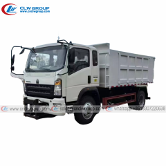 Sinotruk HOWO 7 - 8 ton rubbish dump trucks