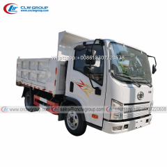 FAW 4x2 3 4 ton urban transport rubbish tipper trucks