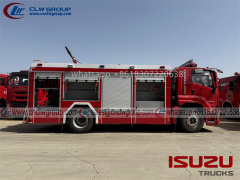 ISUZU FVR giga 8000 liters water tanker fire fighting truck