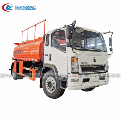 HOWO 10000 liters diesel oil tanker gasoline fuel tanker trucks