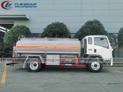 HOWO 8000 liters diesel transfer tank refuel tanker truck