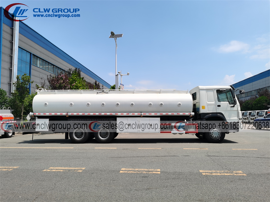 HOWO 6x4 20 to 25 m3 diesel tanker oil fuel transport tank trucks