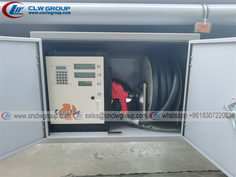 HOWO 8000 liters diesel transfer tank refuel tanker truck