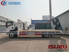 ISUZU 4x4 off road 8 ton self loading flatbed truck with 6 ton winch
