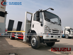 ISUZU 4x4 off road 8 ton self loading flatbed truck with 6 ton winch