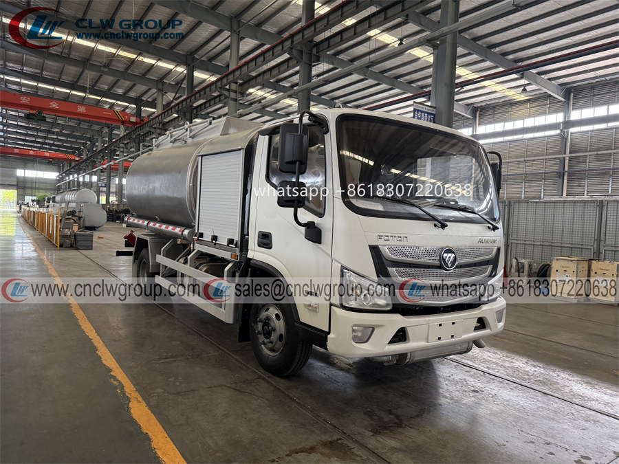Foton Aumark 8m3 aviation jet-a1 fuel refueler tanker truck