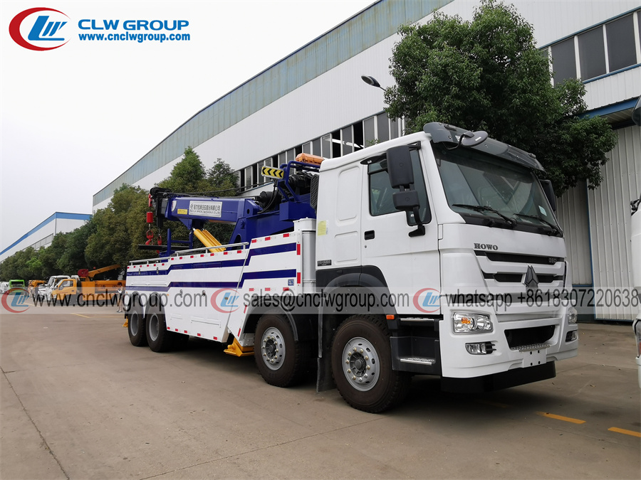 Sinotruk HOWO 8x4 30 40 ton heavy duty wrecker tow truck recovery towing trucks