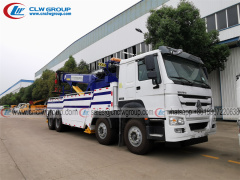 Sinotruk HOWO 8x4 30 40 ton heavy duty wrecker tow truck recovery towing trucks