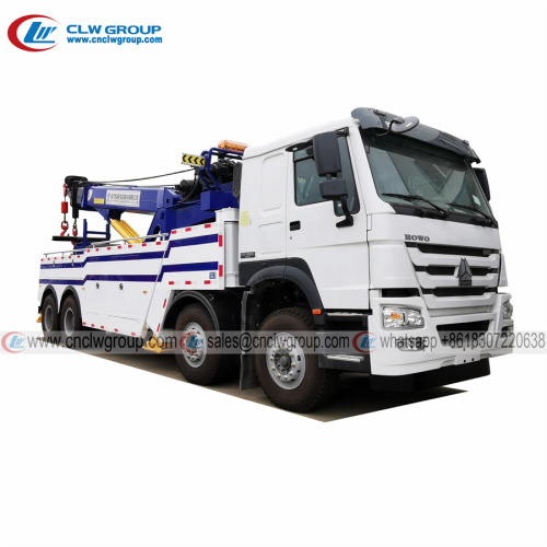 Sinotruk HOWO 8x4 30 40 ton heavy duty wrecker tow truck recovery towing trucks