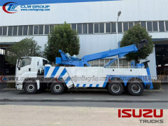 ISUZU GIGA 8x4 30 40 ton rotator crane wrecker towing service truck
