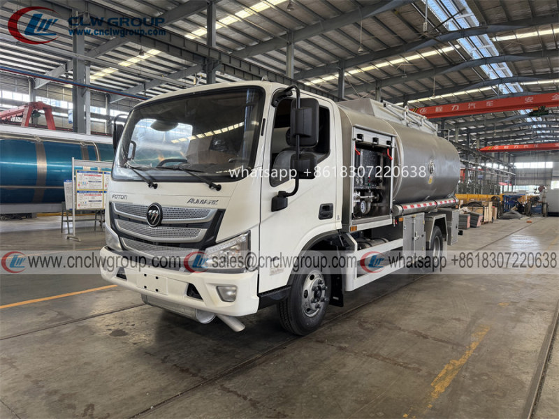 Foton Aumark 8m3 aviation jet-a1 fuel aircraft refueler tanker truck